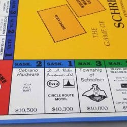 Schreiber Monopoly Board Game