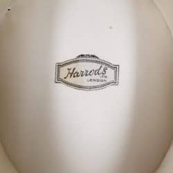 Label inside the top hat - Harrods Ltd London