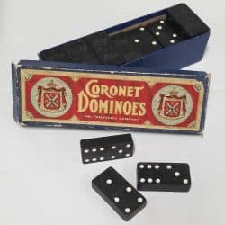 Set of dominos from Coronet Dominos.
