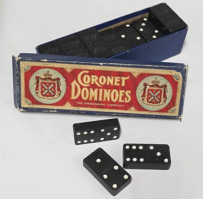 Set of dominos from Coronet Dominos.