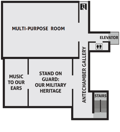 Map of the Third Floor Exhibits