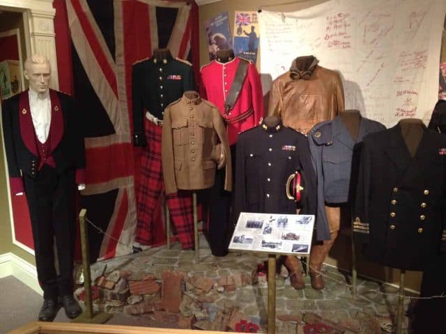 Examples of Military Uniforms from the 1880s to the Second World War