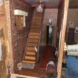 Staircase going to the second floor.