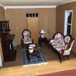 Living room in a doll house