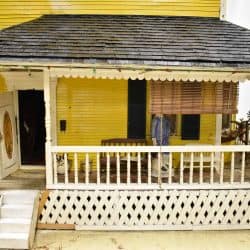 Front porch of the doll house.