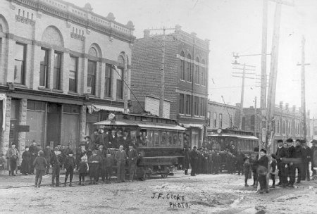 Electric Street Car in Port Arthur, Ontario