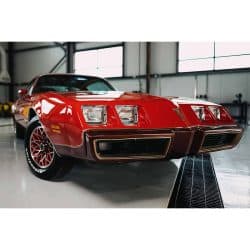 firebird-hangar-17_web Photo of the front of the car.