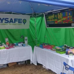 BaySafe when it comes to partying - Display booth