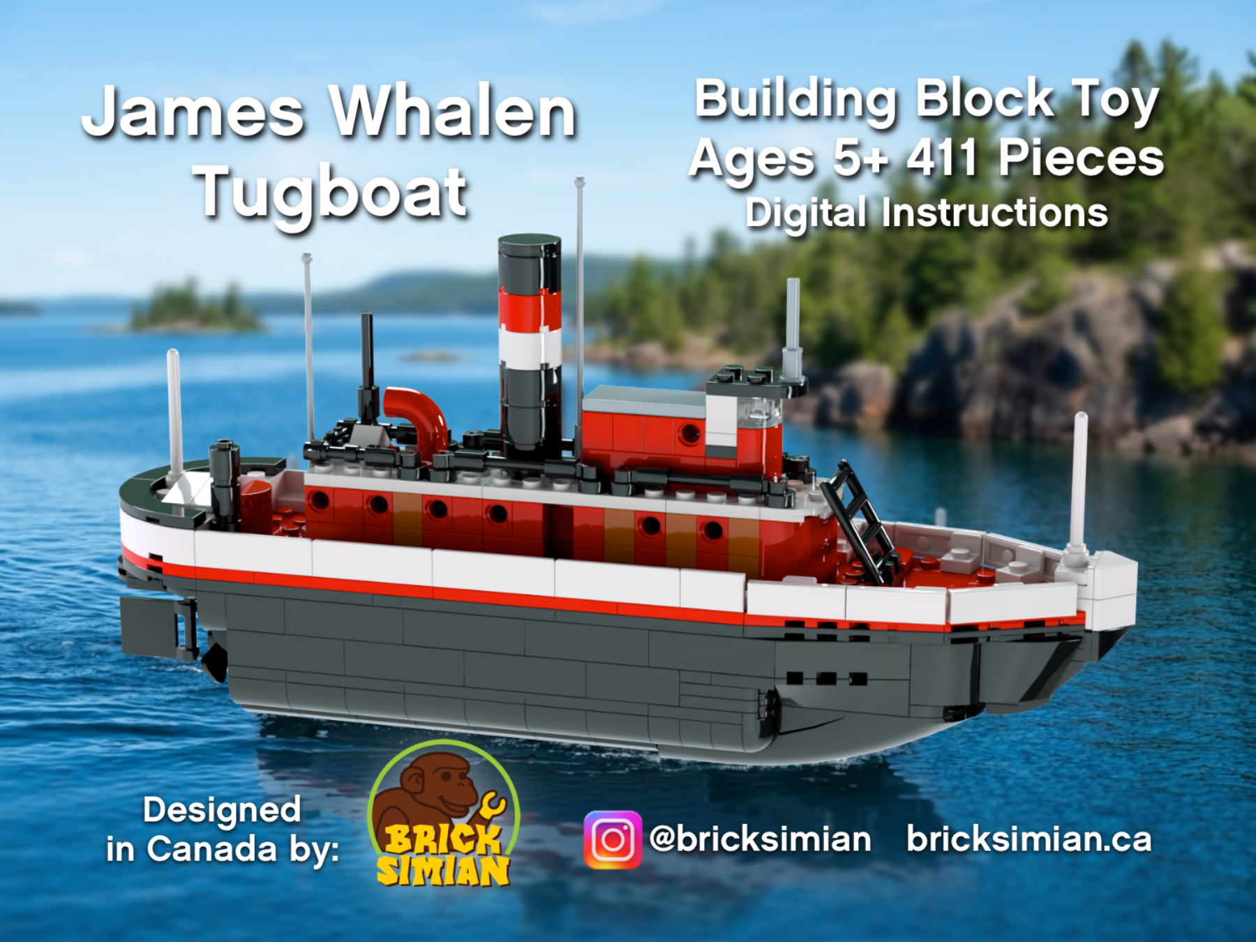 James Whalen Tugboat Building Set
