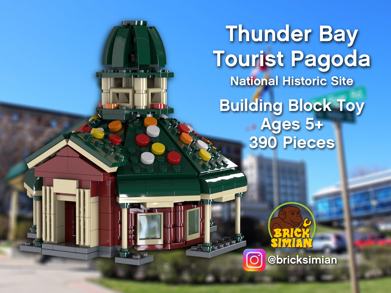 Thunder Bay Tourist Pagoda Building Toy